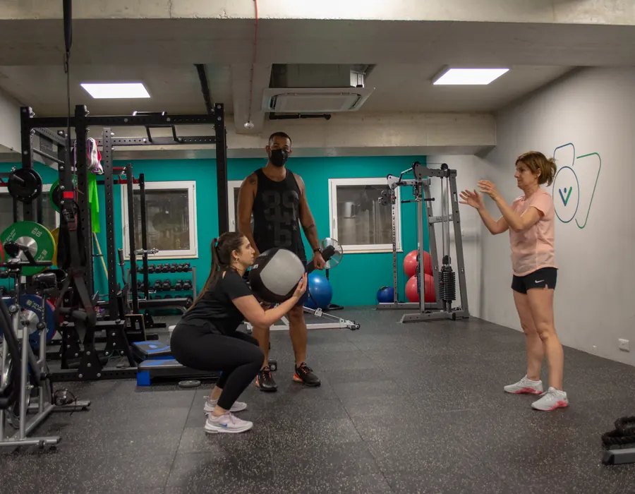 Small group training with medicine balls at Move Better Studio, Sliema